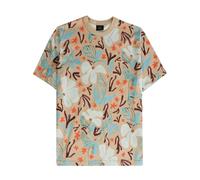 Paul Smith Mens Sea Floral Print T Shirt, Camel Tee CAMEL XL