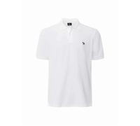 Paul Smith Men's Short Sleeve Zebra Polo Shirt - White