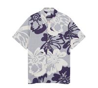 Paul Smith Mens SS Casual Fit Shirt Floral Jacquard / Pale Blue