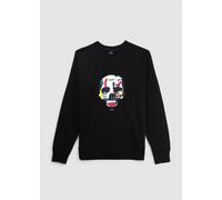 PAUL SMITH Mens Sweatshirt Skull Multi In Black Mens Clothing Size: XL, Colour: Black Fabric