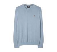 Paul Smith Mens Zebra Logo Cotton Jumper, Blue Sweater GREEN BLUE L