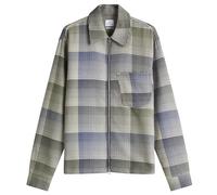 Paul Smith Men's Zip Front Plaid Shirt Brown