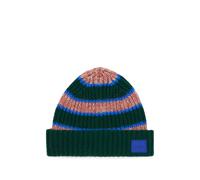 Paul Smith pink mohair-blend stripe beanie hat OS