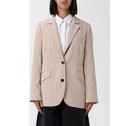PAUL SMITH Pinstriped Viscose Single-Breasted Blazer with Lapel Collar - Size: 40 - female