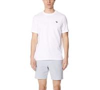 Paul Smith PS by Men's Crew Neck Zebra T-Shirt In White (Small)