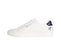 Paul Smith PS Men's Shoe Rex White Zebra Navy Tab Sneaker, 5 UK