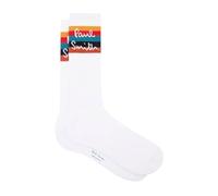 Paul Smith PS Sport Guernsey White Yellow Red Blue Teal Brown Stripes. One Size.