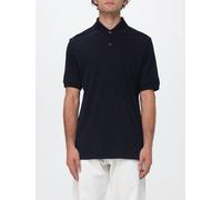 PAUL SMITH Short-Sleeve Knitted Wool Polo Shirt with Ribbed Collar - Size: L - male