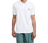 Paul Smith Short Sleeve Zebra Polo Shirt Colour : White, Size : Medium