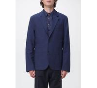 PAUL SMITH Single-Breasted Linen and Cotton Blend Blazer with Patch Pockets - Size: 42 - male