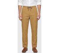 PAUL SMITH Slim Fit Linen Blend Trousers with Drawstring Waist - Size: S - male