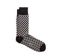 Paul Smith Men's Hudson Check Socks, Black, One Size