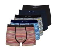 Paul Smith Striped and Plain Boxer Briefs 5 Pack Colour : Multi, Size : LARGE