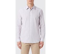 PAUL SMITH Striped Slim Fit Cotton Shirt with French Collar and Long Sleeves - Size: 16 - male