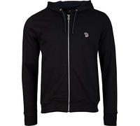 Paul Smith Zip-Through Zebra Hoodie Colour : Black, Size : LARGE