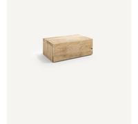 Paul Solid Oak 1-Drawer Floating Bedside Table Natural