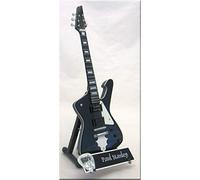 PAUL STANLEY Miniature Guitar Iceman KISS w/Guitar Pick