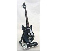 PAUL STANLEY Miniature Guitar KISS w/Guitar Pick