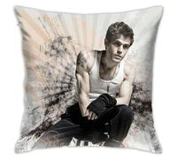 Paul Throw Pillow Case Wesley Square Pillow Cover Cushion Cover For Sofa Couch Bedroom Livingroom Office Home Car Decor 18 X 18 Inch