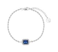 PAUL VALENTINE - PV-B0009 Women's Bracelet Stainless Steel - Silver-Coloured - Zirconia Pendant