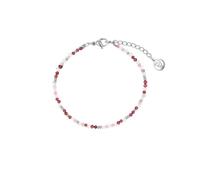 PAUL VALENTINE - Women's Bracelet Stainless Steel - Garnet, Tourmaline & Moonstone, Stainless Steel, Garnet, Tourmaline, Moonstone