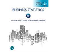 Business Statistics, Global Edition