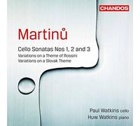 Paul Watkins - Bohuslav Martinu Cello Sonatas Nos. 1 2 and 3 - CD - N3z