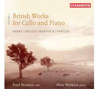 Paul Watkins:Huw Watkins - British Works For Cello/ Piano Vol.1