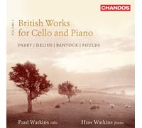 Paul Watkins:Huw Watkins - British Works For Cello/ Piano Vol.1