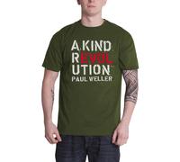Paul Weller A Kind Revolution T-Shirt in Green | Size: Large Paul Weller Green L