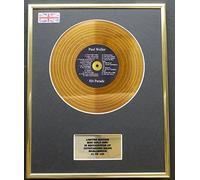 PAUL WELLER/MINI GOLD DISC DISPLAY/LIMITED EDITION/COA/HIT PARADE