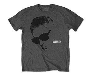Paul Weller Modfather The Jam Official T-Shirt (Small) Grey