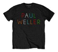 Paul Weller Multicoloured Logo Official Unisex T-Shirt