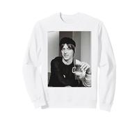 Paul Weller Of The Jam Enjoying A Cuppa By Virginia Turbett Sweatshirt