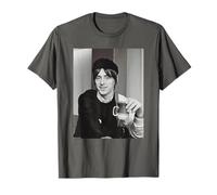 Paul Weller of The Jam Enjoying A Cuppa by Virginia Turbett T-Shirt