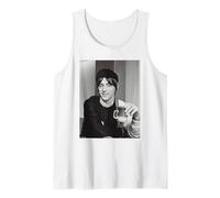 Paul Weller of The Jam Enjoying A Cuppa by Virginia Turbett Tank Top
