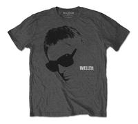 Paul Weller Sunglasses Portrait T-Shirt in Grey | Size: 2XL Paul Weller Grey 2XL
