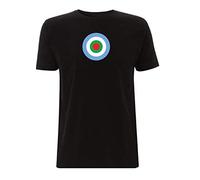 Paul Weller Target T Shirt Mod The Jam Music Northern Soul Movement Inspired (Large, Black)