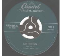 Paul Whiteman - Whiteman, Paul Stan Kenton's Milestones 7" Capitol 9266 VG 1950sUS pressing, piano solo by Leonard Pennario