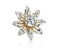 Paula & Fritz® Dermal Anchor Flower Cubic Zirconia 316L Surgical Steel Many Colours Skin Anchor Skin Diver Implant Body Piercing Ball Flower Gold