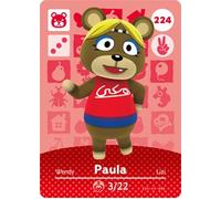 Paula - Nintendo Animal Crossing Happy Home Designer Amiibo Card - 224