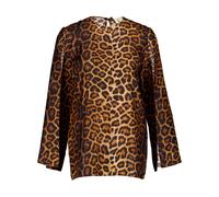 PAULA printed silk blouse - Brown S-L