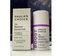Paula’s Choice 1% Retinol Booster .5oz Vitamin A Licorice New In Box