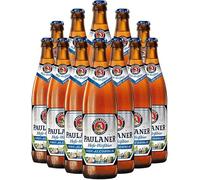 Paulaner Alcohol-Free Hefe-Weissbier 500ml Bottles 0.0% ABV (24 Pack) - Beer Gift for Men and Women, Birthday Lager, Craft World Beers