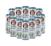 Paulaner Alcohol-Free Weissbier 500ml Cans - Premium German Wheat Beer | Non-Alcoholic Hefeweizen | Refreshing Bavarian Beer 0.0% ABV (12 Pack)