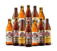 Paulaner Mixed Beer Case of German Dunkel, Hells & Wheat Beer Pack 500ml Bottles (12 Pack)