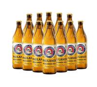 Paulaner Munchner Hell Premium German Lager 500ml Bottles (12 Pack) - 4.9% ABV - Beer Gifts for Men Women Dad, Beers and Lagers Offers Deals Beer Gift Set Perfect for Birthdays Christmas Anniversary