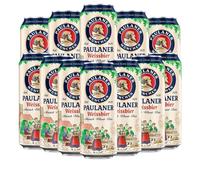 Paulaner Weissbier Premium German Wheat Beer 500ml Cans - 5.5% ABV (12 Pack)
