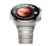 Paulapang No Gaps Original Titanium Metal Strap Fit for Huawei Watch 4 Pro Bracelet Fit for Huawei Watch 4 Pro Business WatchBand Correa(Titanium)