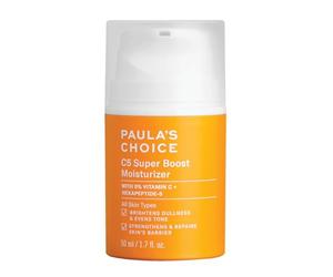 Paula's Choice C5 SUPER BOOST Moisturiser - Face Night Cream - Reduces Wrinkles & Brown Spots - Brightens Dull Skin Tone & - Leaves Skin Hydrated - with Vitamin C - All Skin Types - 50 ml